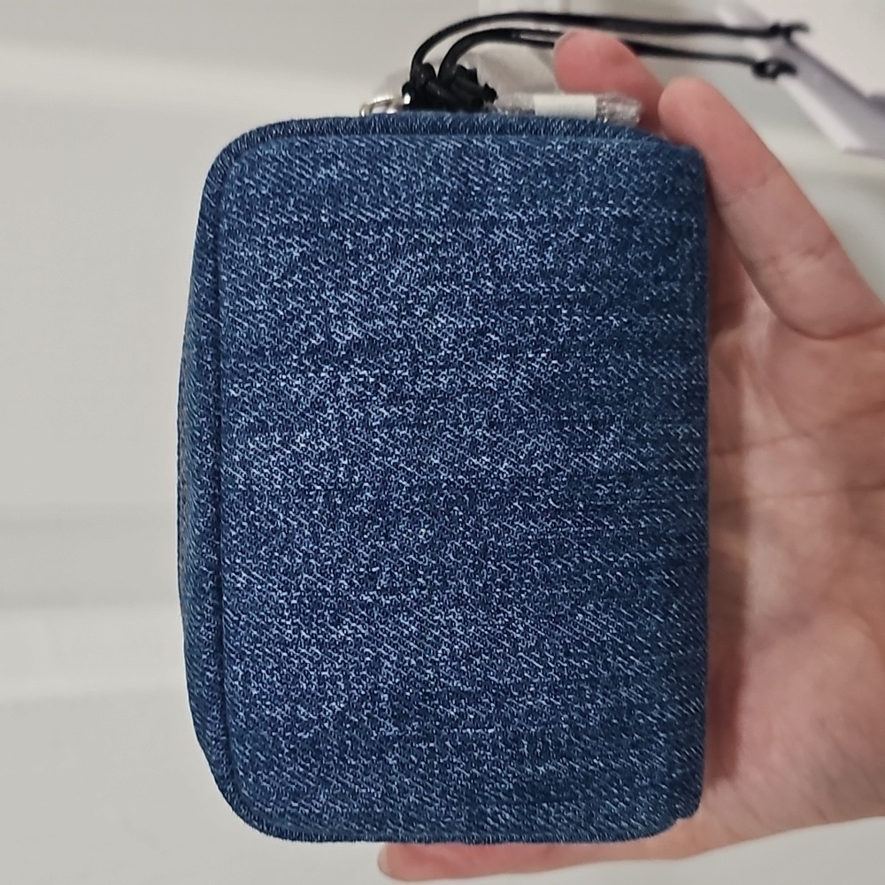 Coach Pouch Wristlet - Indigo Denim - Picture 7 of 10